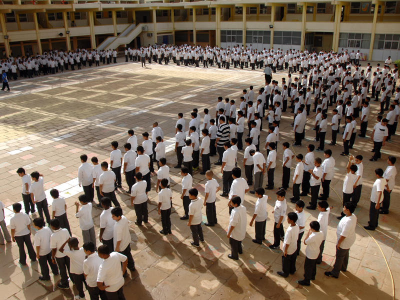 صورة أرشيفية لطابور الصباح