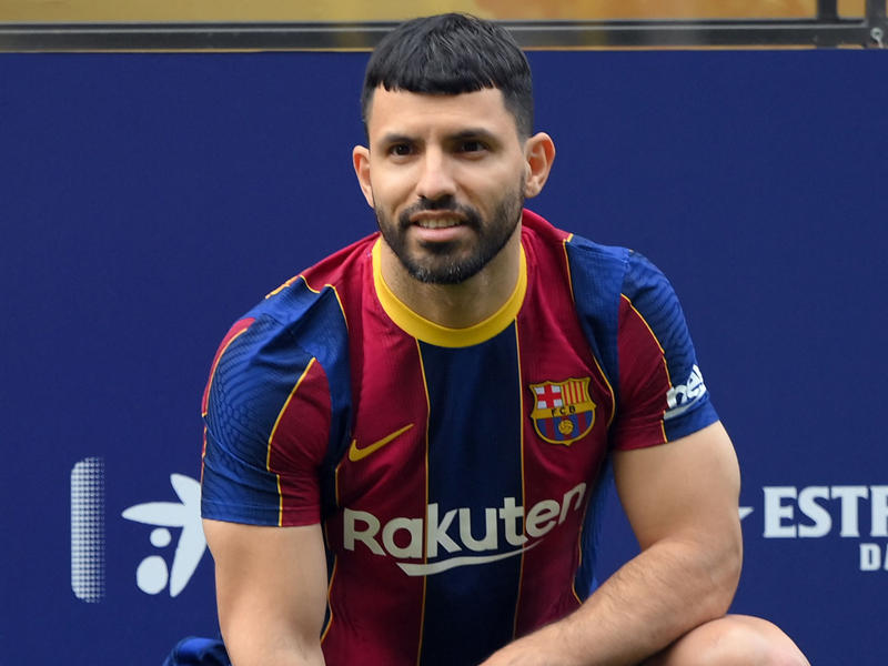 مهاجم برشلونة، الأرجنتيني سرخيو أغويرو