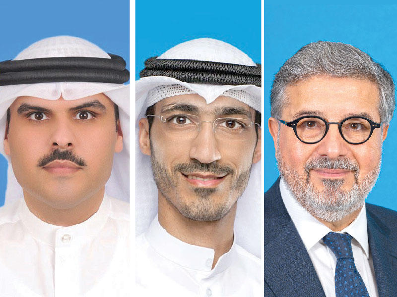 علي خليل - محمد القناعي - عبدالعزيز العارضي