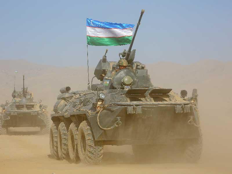 التدريبات المشتركة التي شارك فيها 2500 عسكري من روسيا وطاجيكستان وأوزبكستان