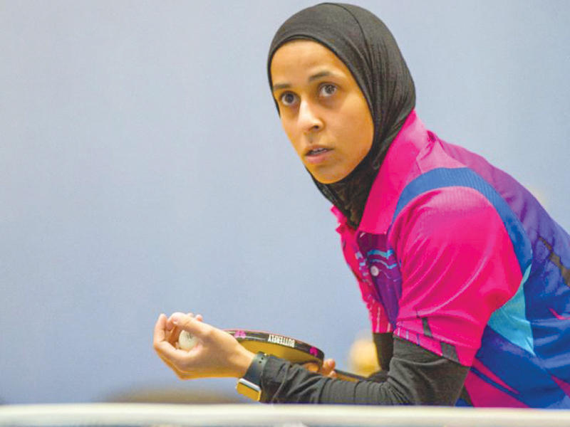 اللاعبة منوة الشمري