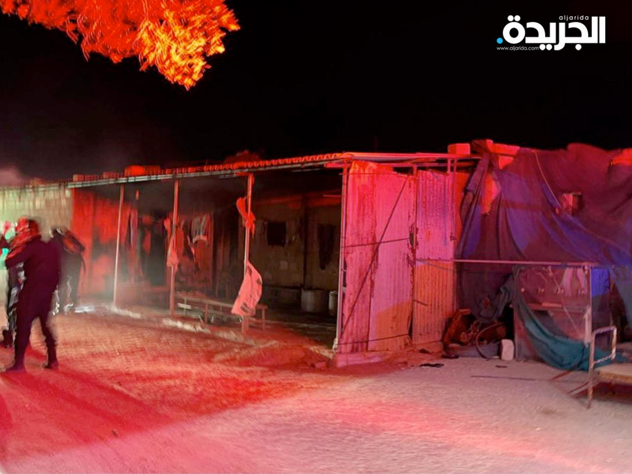 جانب من الحريق 