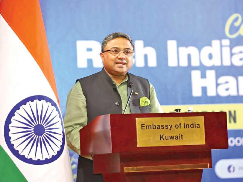  السفير الهندي لدى الكويت سيبي جورج