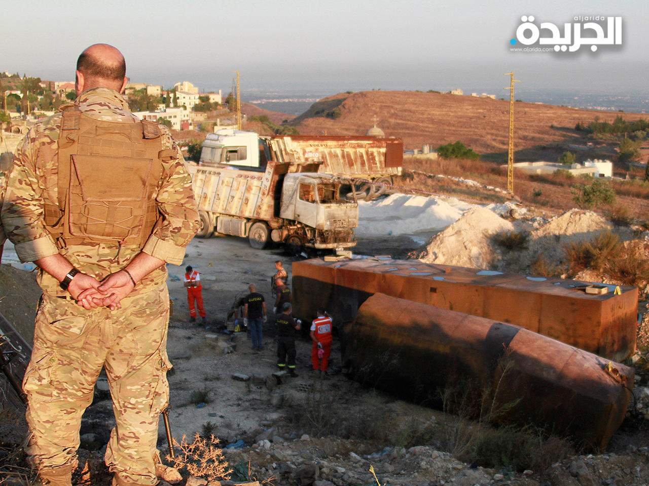 لبنان: ارتفاع عدد ضحايا انفجار خزان الوقود