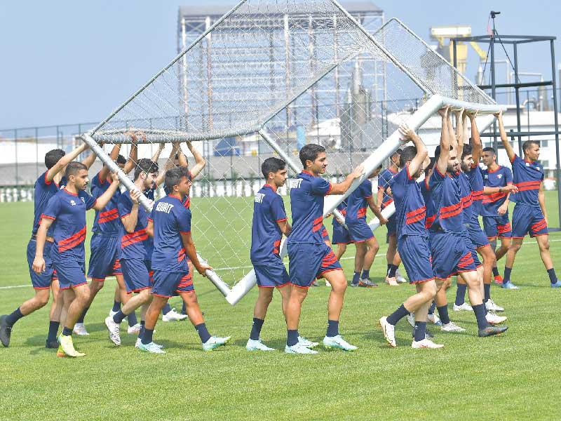 جانب من التدريبات