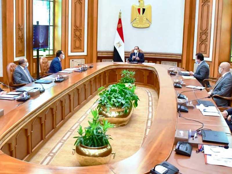 الرئيس المصري عبد الفتاح السيسي يتابع تطوير أصول وأراضي مراكز البحوث الزراعية في محافظات الدلتا