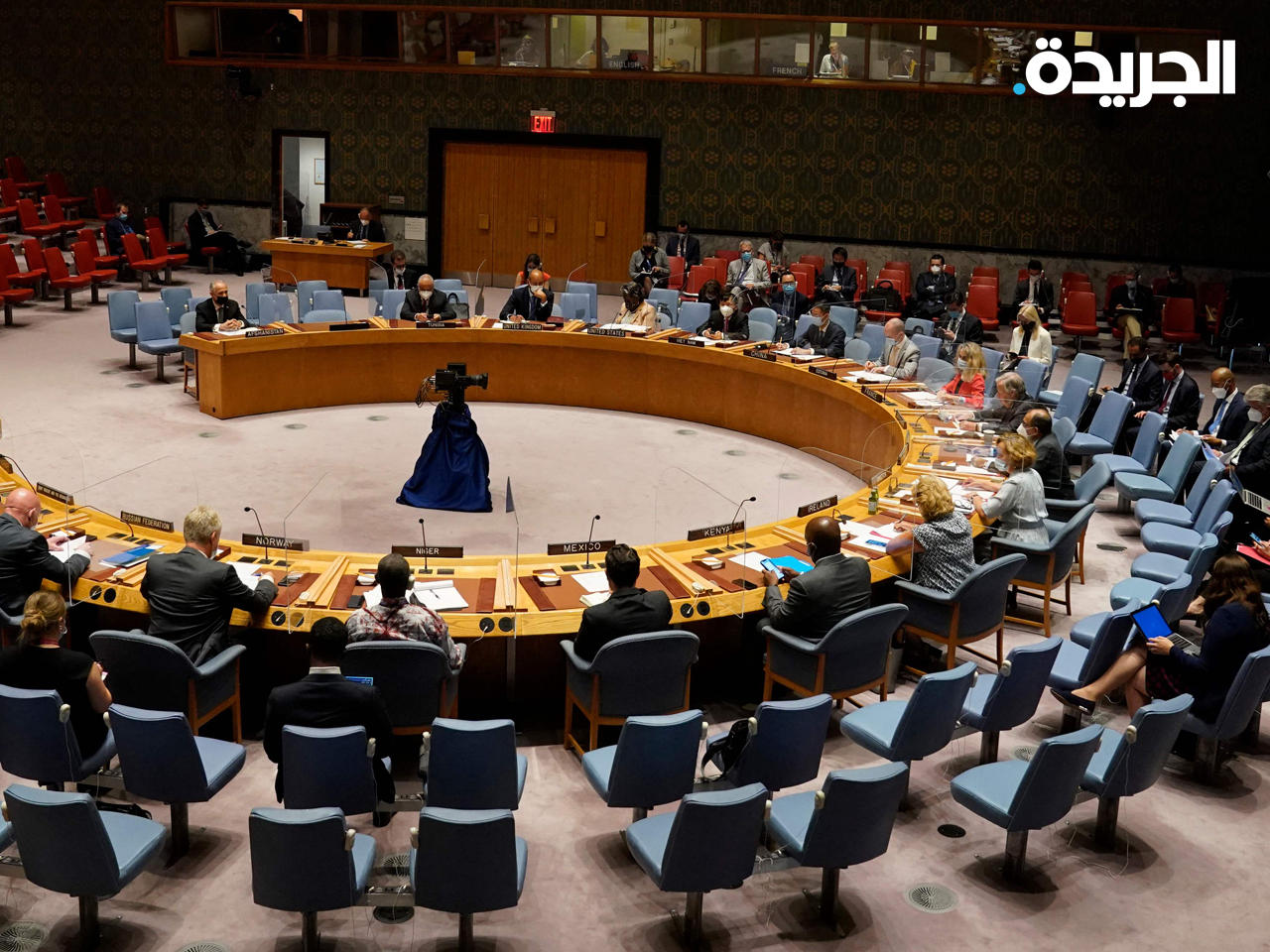 جانب من جلسة مجلس الأمن حول أفغانستان