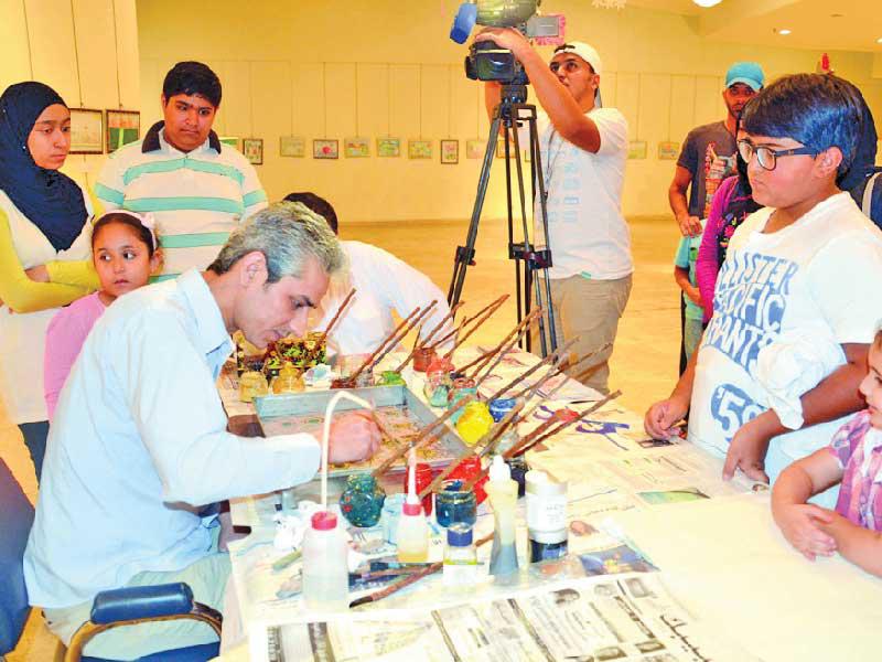 من فعاليات الأطفال في مركز عبدالعزيز حسين