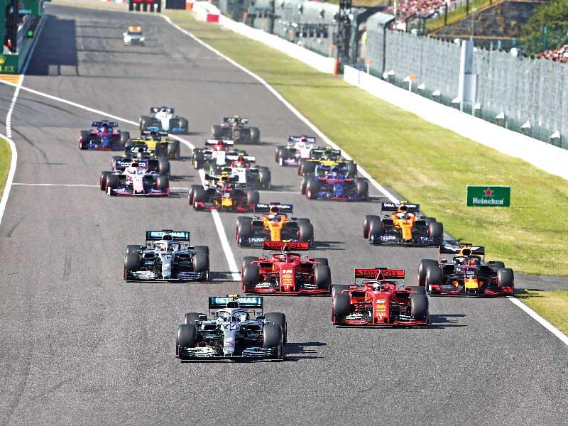 لقطة سابقة من سباق اليابان 