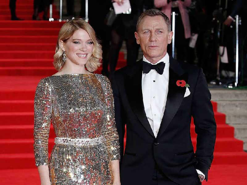 الممثل دانيال كريغ وليا سيدوكس