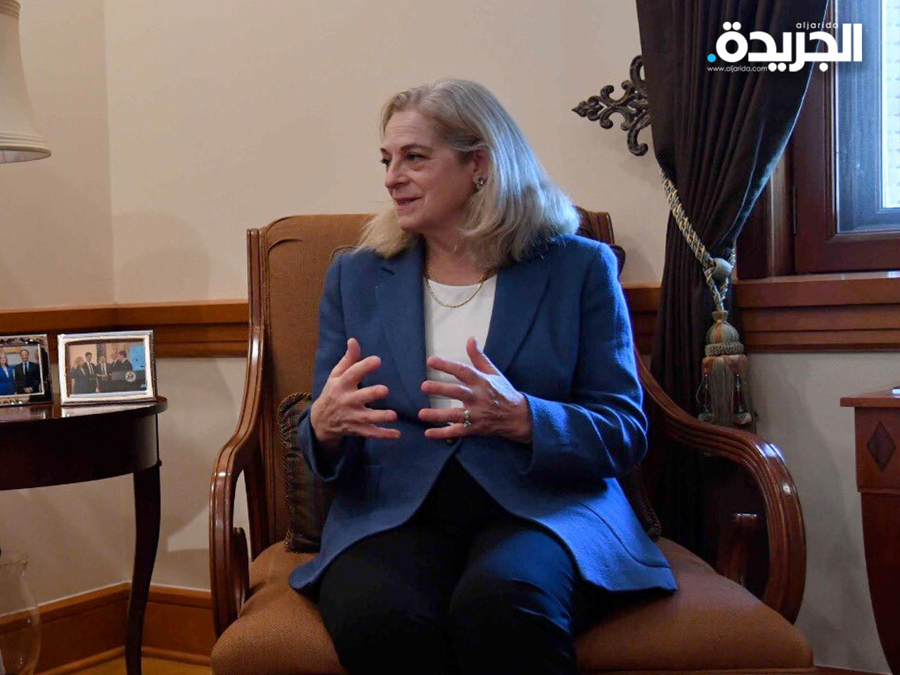 سفيرة الولايات المتحدة الأمريكية لدى البلاد إلينا رومانوسكي