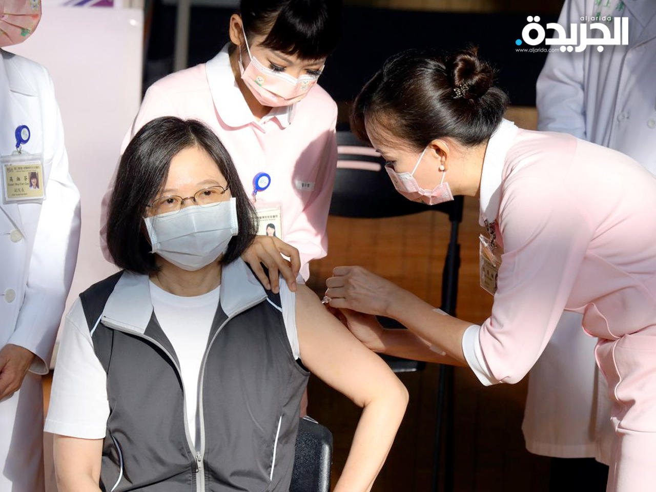 رئيسة تايوان تتلقى لقاح محلي مضاد لـ «كورونا»