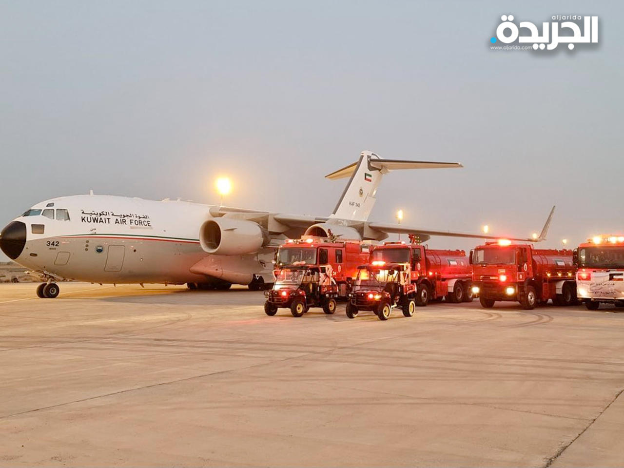 الكويت تهدي تونس 6 آليات إطفاء