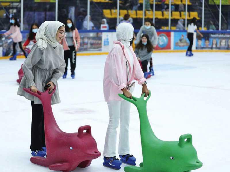 جانب من تدريب الفتيات