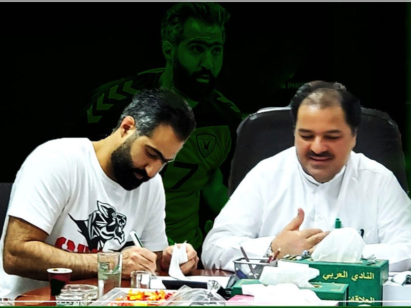 لاعب اليرموك والقادسية السابق لكرة اليد نصير حسن 