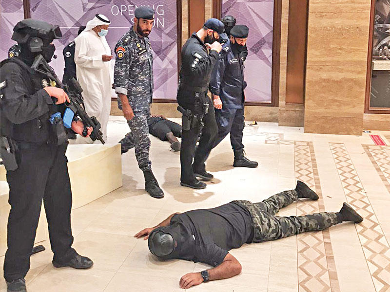 جانب من التمرين المشتركn