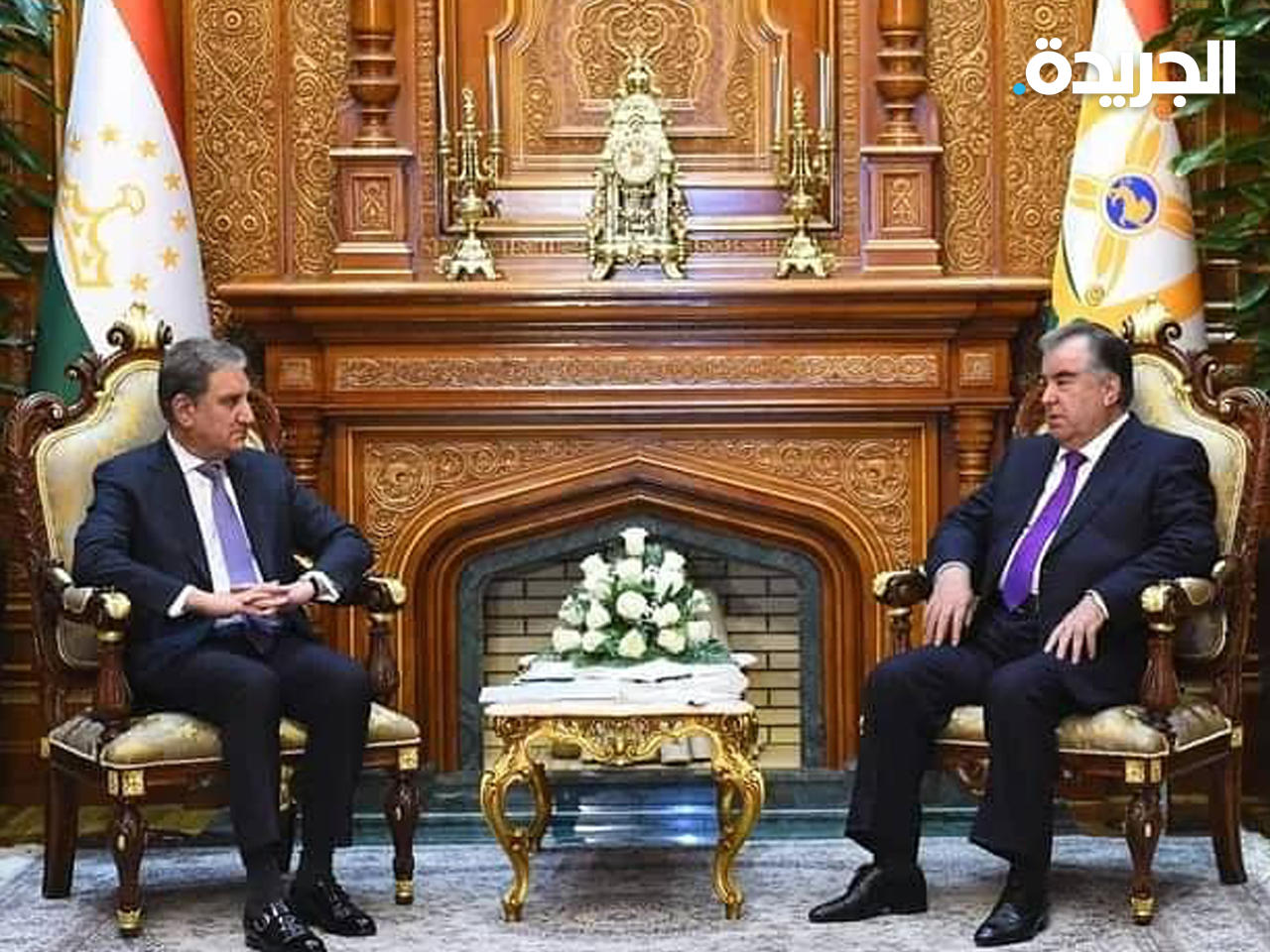 الرئيس الطاجيكي إمام علي رحمان مستقبلاً اليوم وزير خارجية باكستان