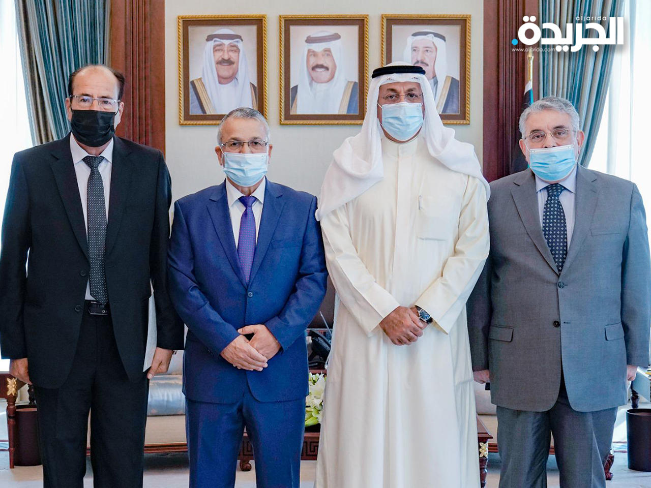 النواف مستقبلاً المكرمين