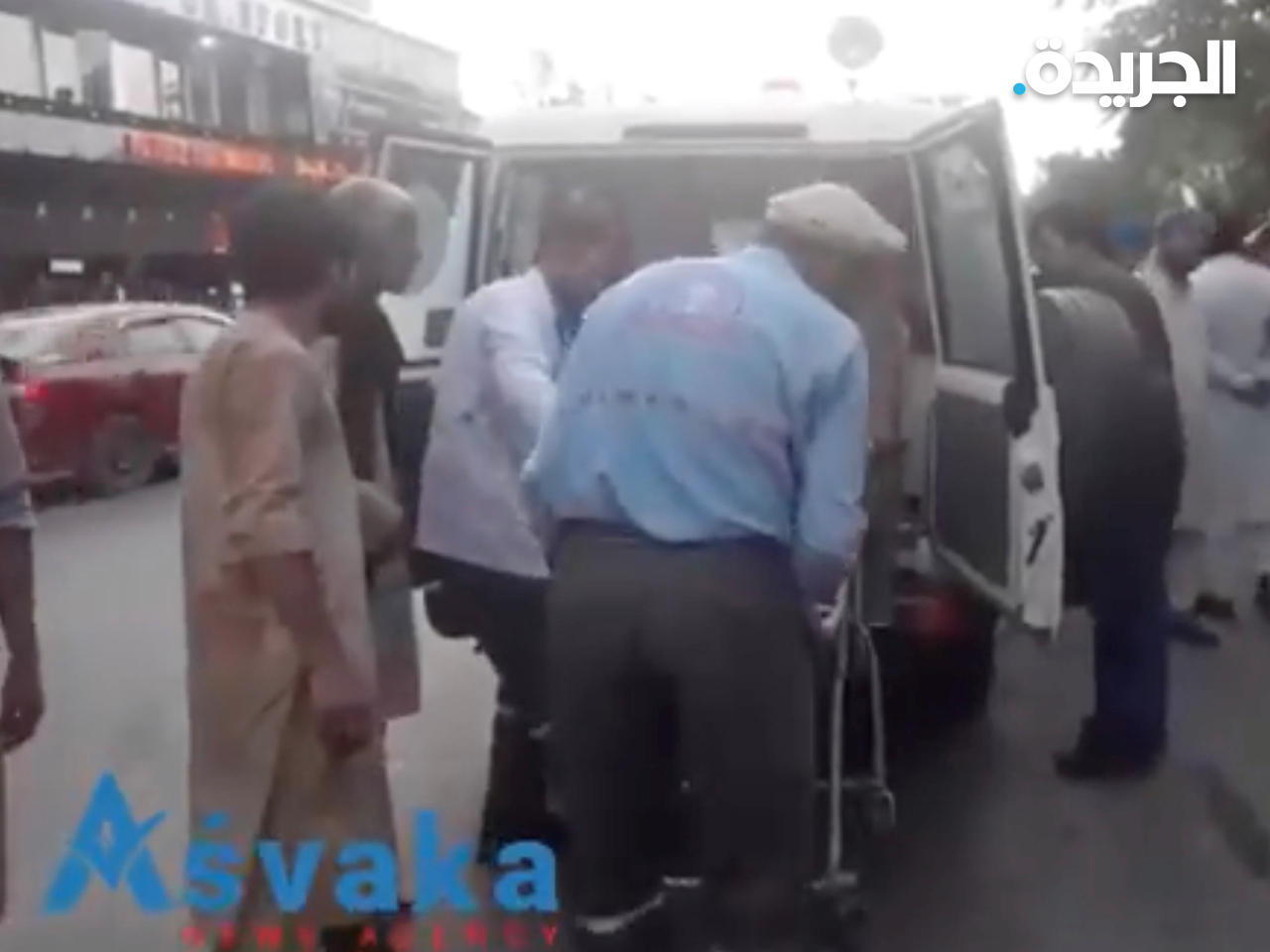 الصور الأولية من موقع الانفجار