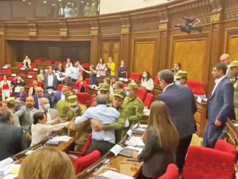 قاعة البرلمان الأرمني 