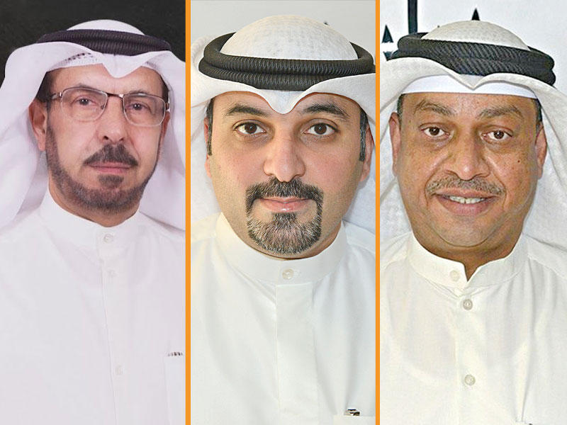 النائب د. حمد المطر - النائب مهند الساير  - النائب الصيفي الصيفي 