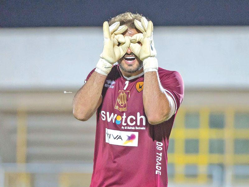 حارس القادسية عبدالعزيز البحر