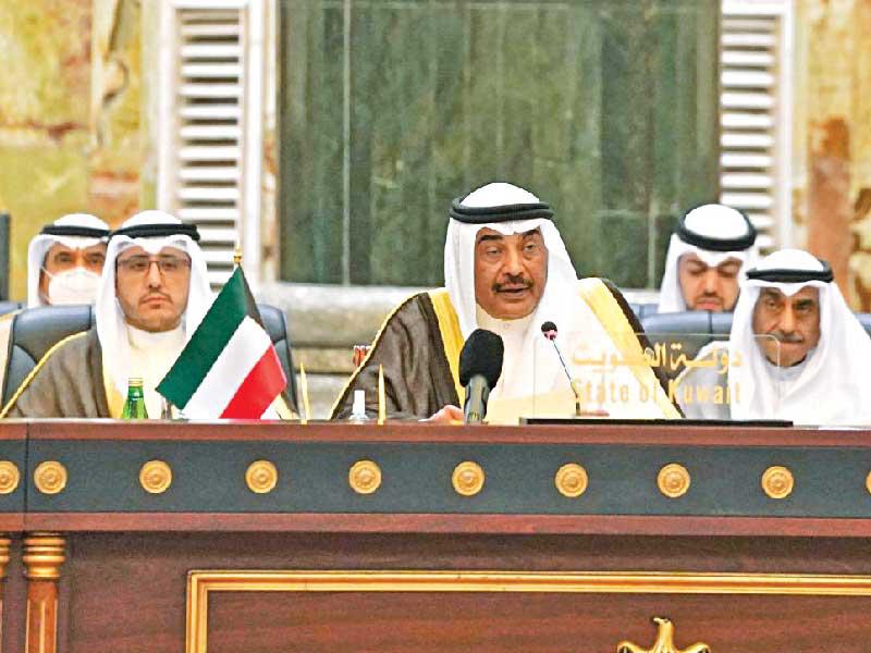 ممثل الأمير متحدثاً في قمة بغداد للتعاون والشراكة أمس