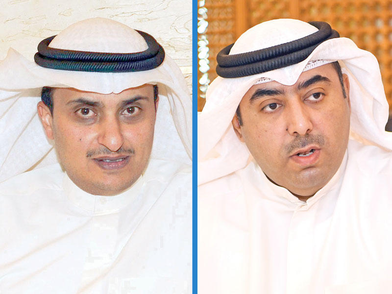 رئيس المجلس البلدي أسامة العتيبي - المدير العام للبلدية م. أحمد المنفوحي