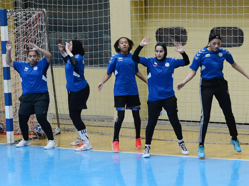 جانب من تدريب سابق لمنتخب سيدات اليد 