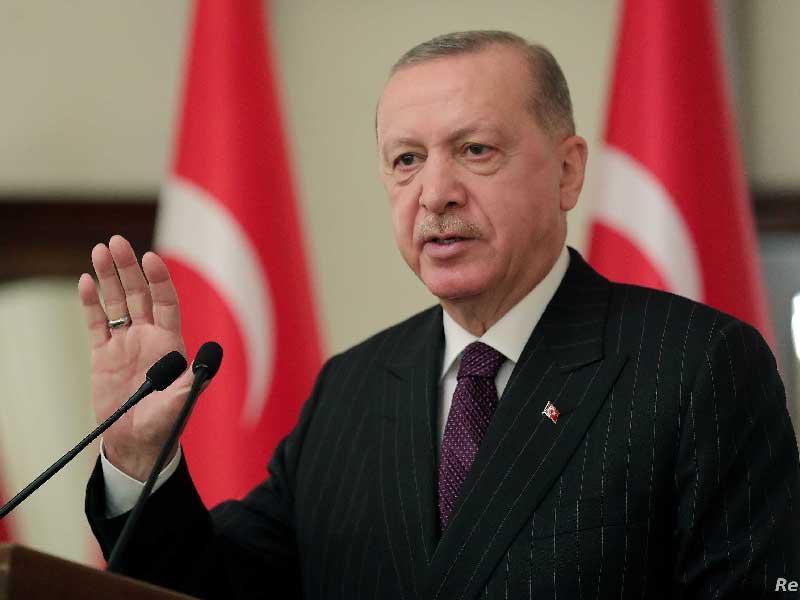 الرئيس التركي رجب طيب إردوغان