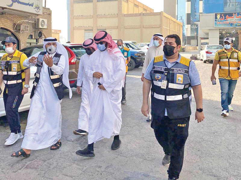 محافظ العاصمة الشيخ طلال الخالد جولته التفقدية في شرق