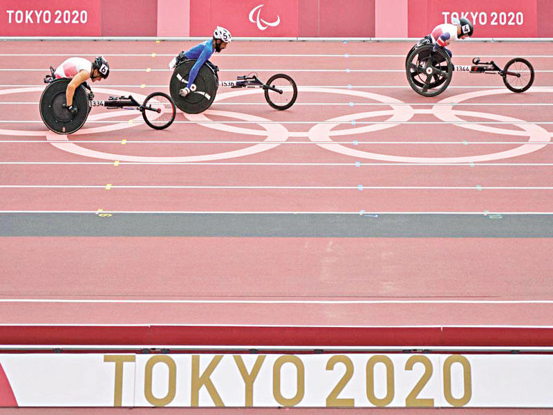 المطيري يخطف فضية سباق 100 متر في دورة الألعاب البارالمبية