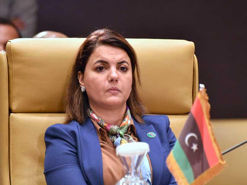 وزيرة الخارجية الليبية نجلاء المنكوش