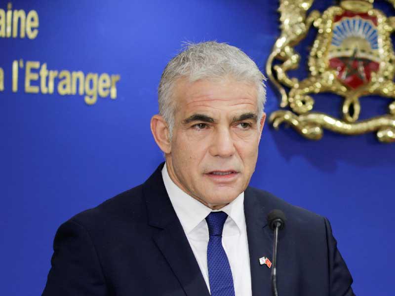 وزير الخارجية الإسرائيلي يائير لابيد 