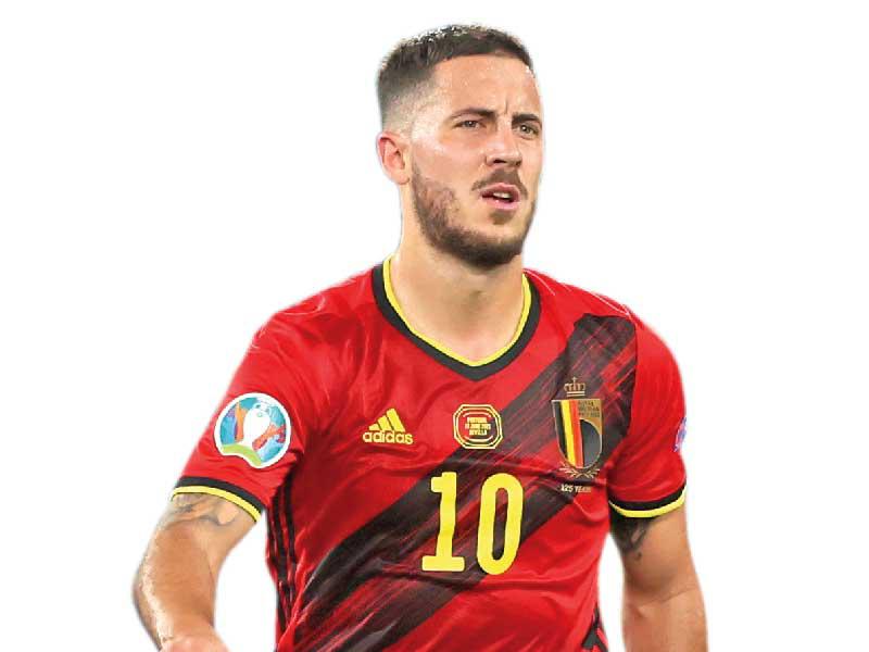  قائد المنتخب البلجيكي لكرة القدم إيدن هازارد