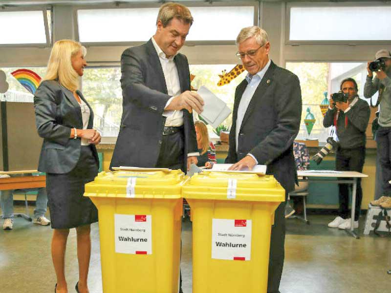 جانب من انتخابات «الناخبين الأحرار» في بافاريا عام 2018