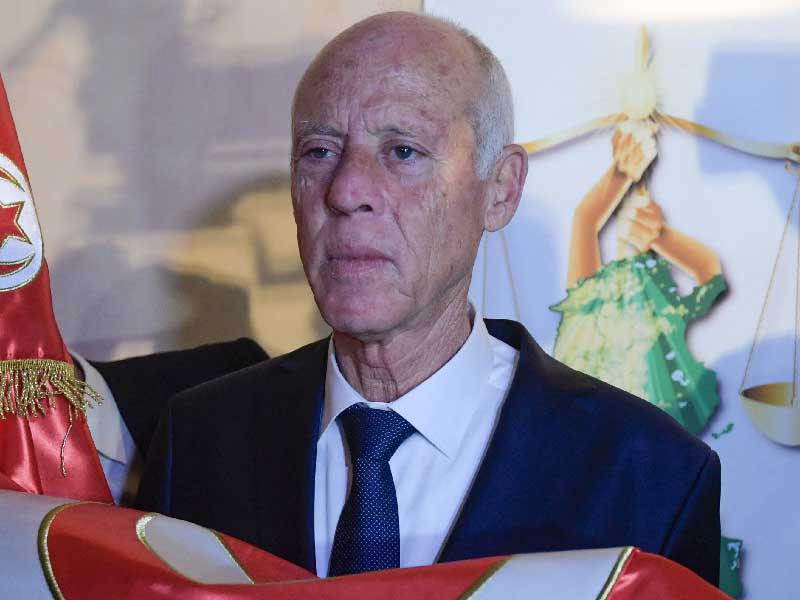 الرئيس التونسي قيس سعيد 