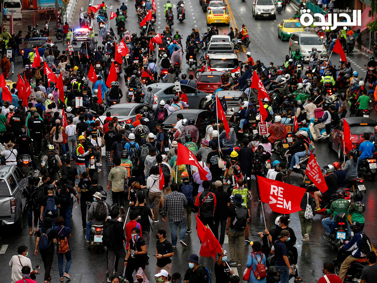 تظاهرة في بانكوك ضد الحكومة