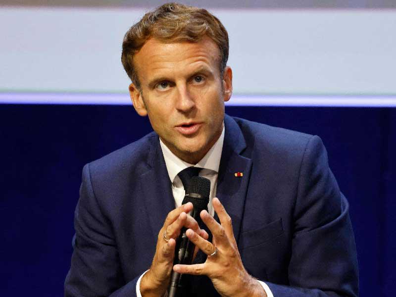 الرئيس الفرنسي إيمانويل ماكرون