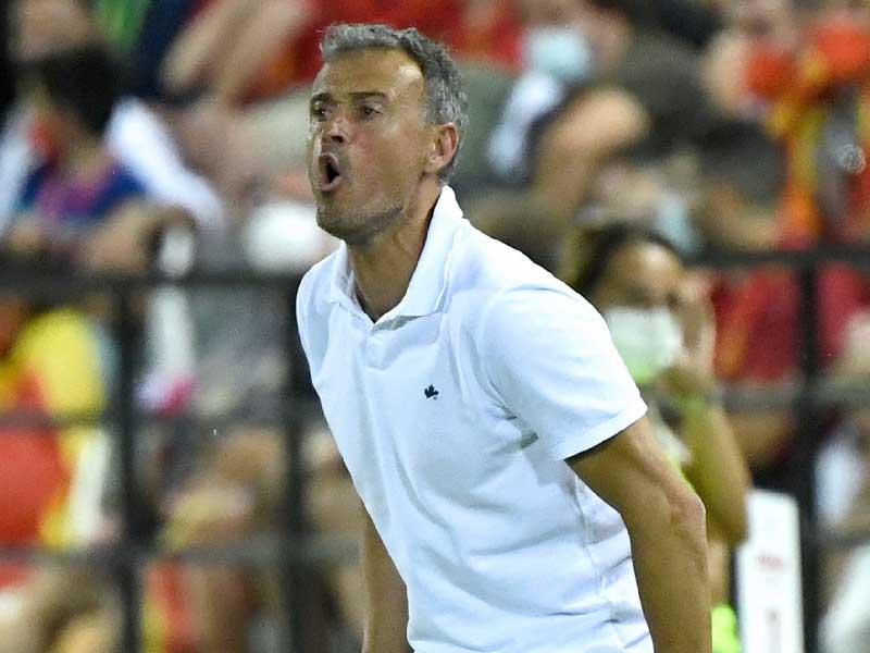 المدير الفني لإسبانيا  لويس إنريكي مارتينيز