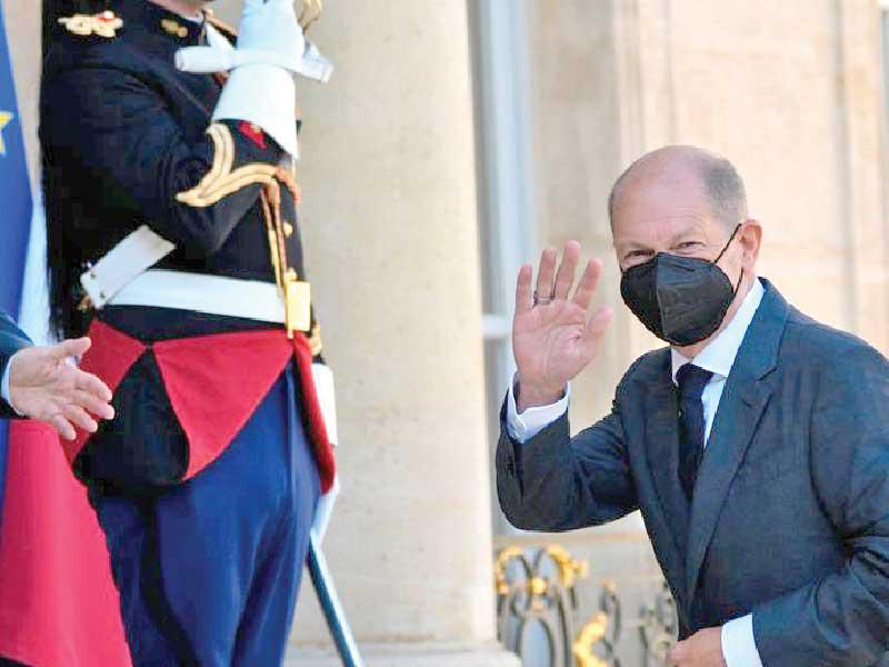 مرشح الحزب الاشتراكي الديمقراطي الألماني للمنافسة على المستشارية أولاف شولتس