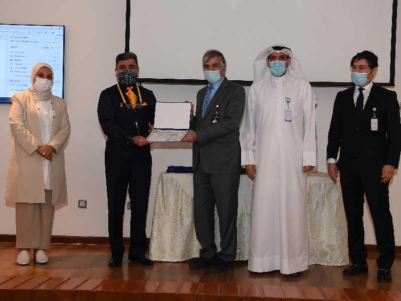 جانب من التكريم 