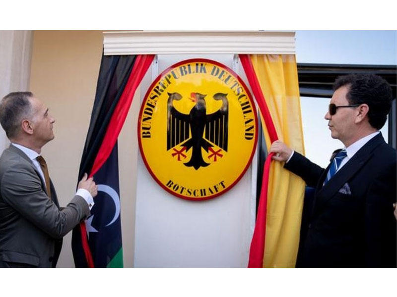 هايكو ماس يفتتح سفارة ألمانيا بطرابلس 