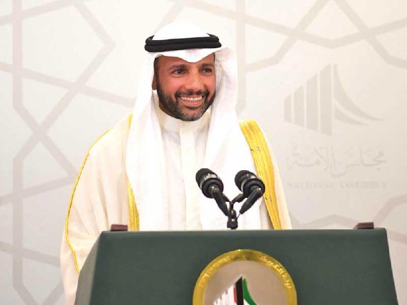 رئيس مجلس الأمة مرزوق الغانم 