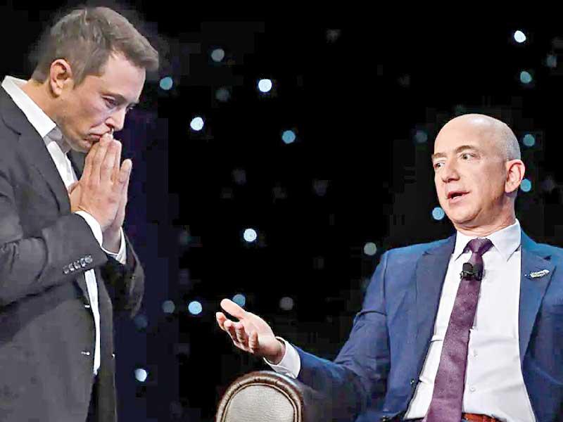 المليارديرين بيزوس وماسك