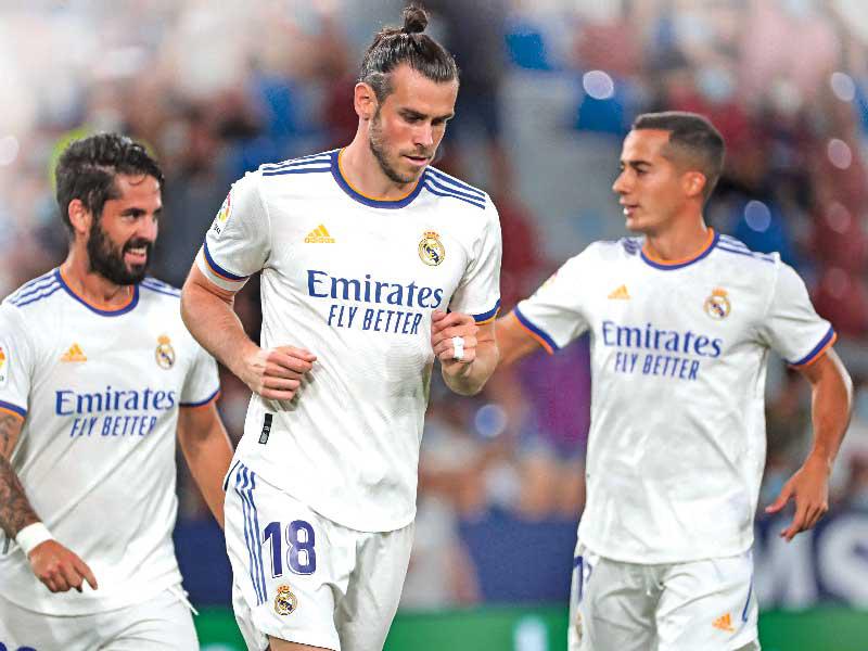 لاعبو ريال مدريد خلال مباراة سابقة