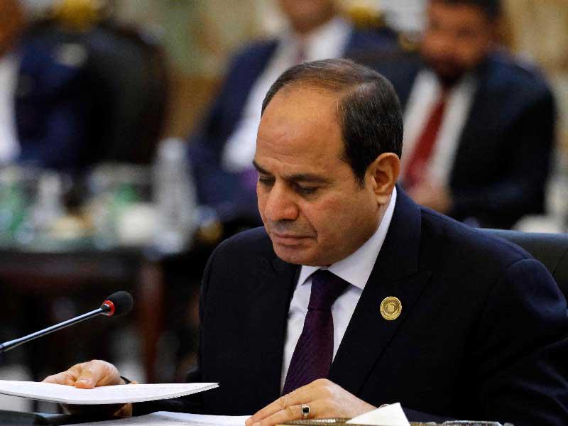 الرئيس المصري عبدالفتاح السيسي
