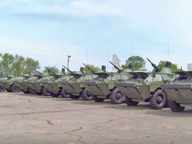 12 عربة مدرعة ومجموعة من المعدات العسكرية الروسية إلى طاجيكستان 