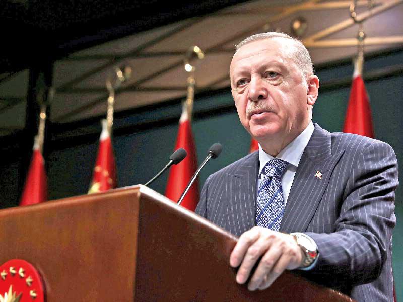 الرئيس التركي رجب طيب إردوغان 