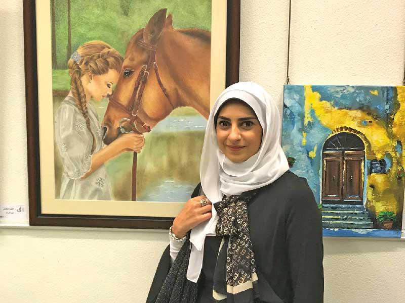 الفنانة التشكيلية هدى كريمي